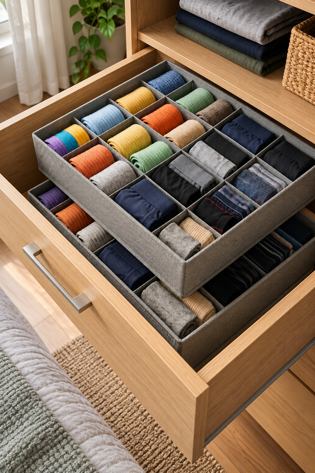 Organizador colmeia para gaveta